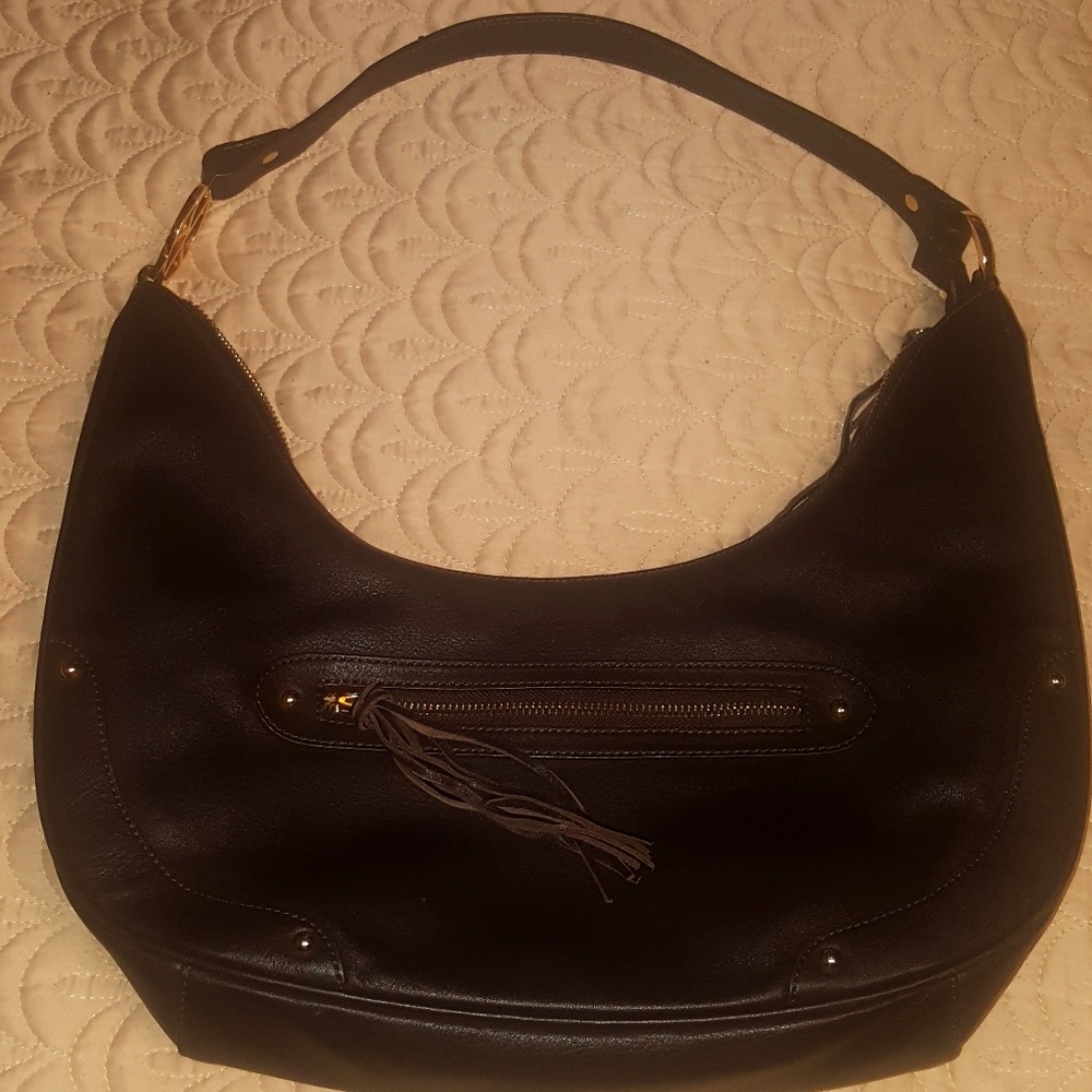 Hilary Radley Choc BR Shoulder Purse